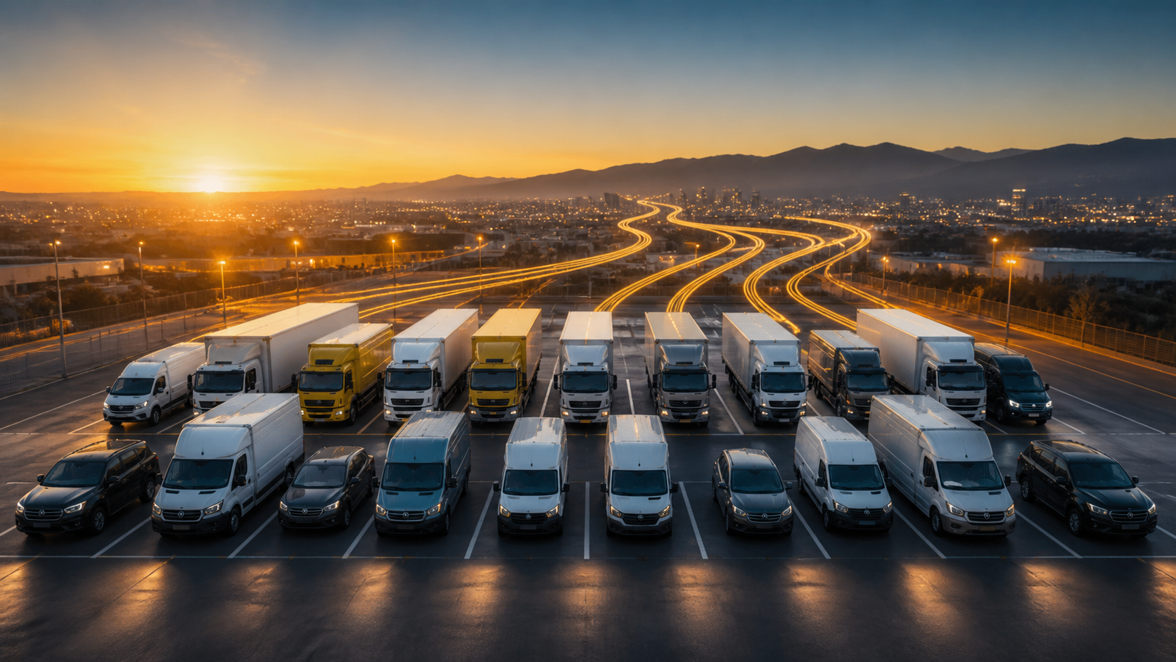 estudio de seguridad para conductores: documentos de transporte y verificación digital segura en pantalla corporativa