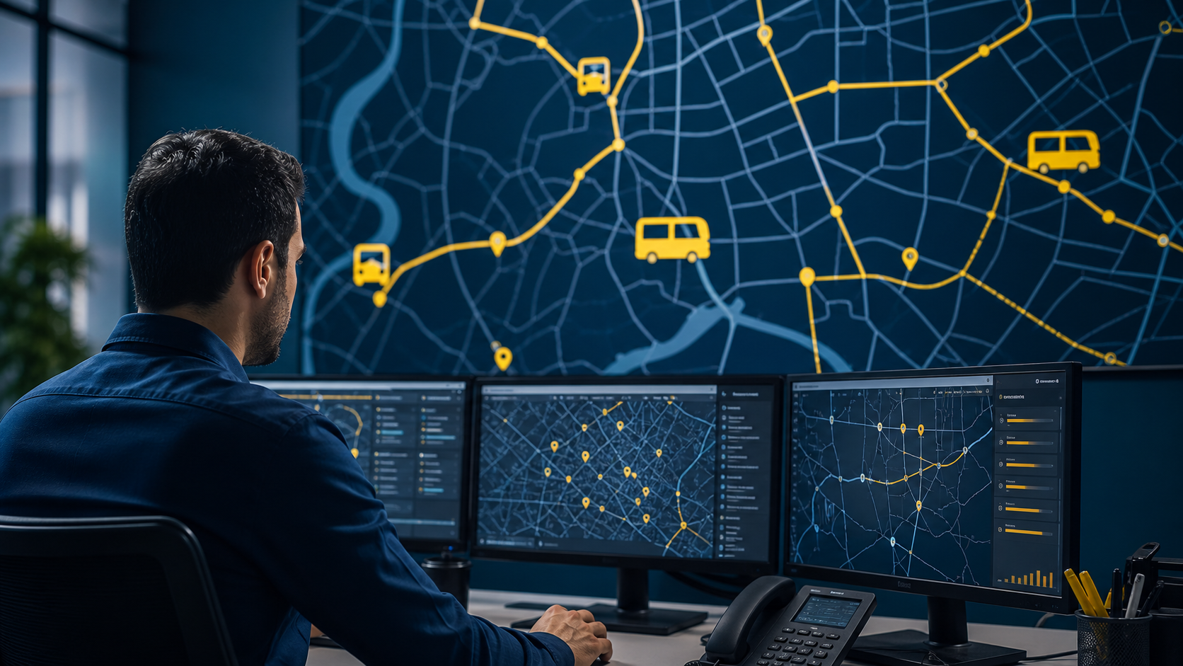 validación documental con IA: documentos de transporte y verificación digital segura en pantalla corporativa